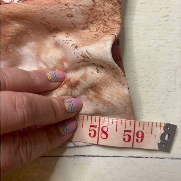 Vintage 1970's Long Sleeve Printed Button Up Maxi Dress Kenny Classics Size 10 - Picture 7 of 7